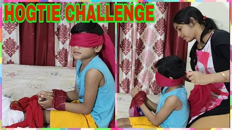 My Son Hogtie Challenge Dupatta Challenge Hogtie With Dupatta