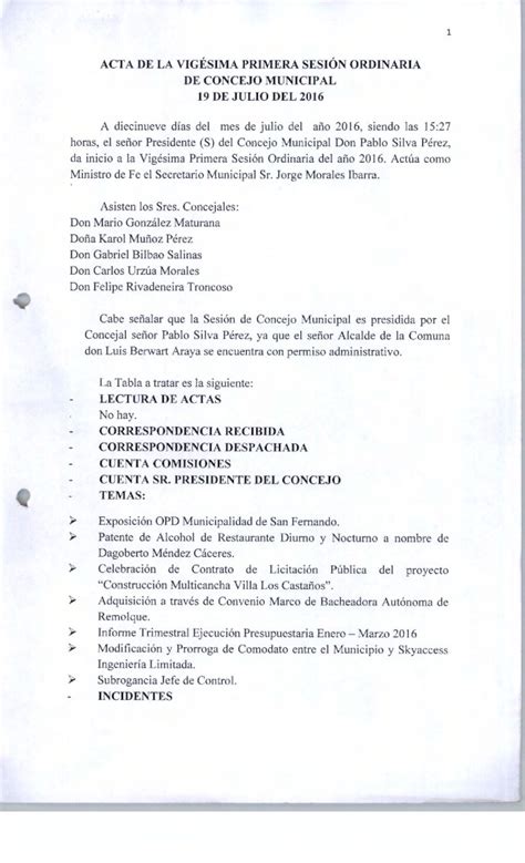 PDF ACTA DE LA VIGÉSIMA PRIMERA SESIÓN ORDINARIA DE LA VIGÉSIMA