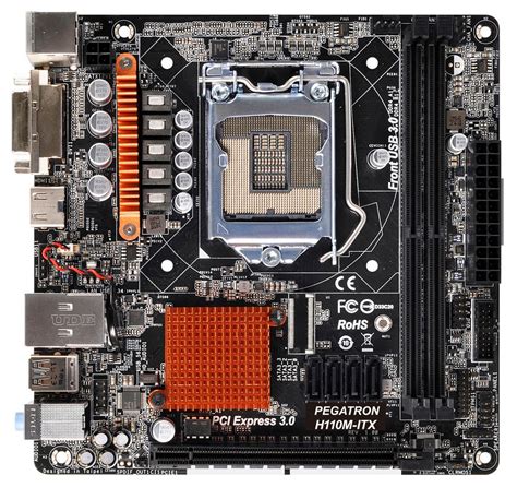 H M Itx Mecer Pegatron Intel Lga Mini Itx Motherboard Intel H