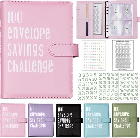 Amazon 100 Envelopes Money Saving Challenge Binder Kit Prefdo