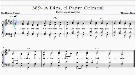 A Dios El Padre Celestial Himno 389 Nuevo Himnario Popular