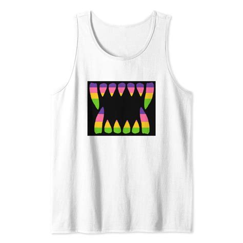 Sappho Lesbian Pride Teeth Sappho Lesbian Pride Teeth Tank Tops Sold By Sikarzenatis SKU