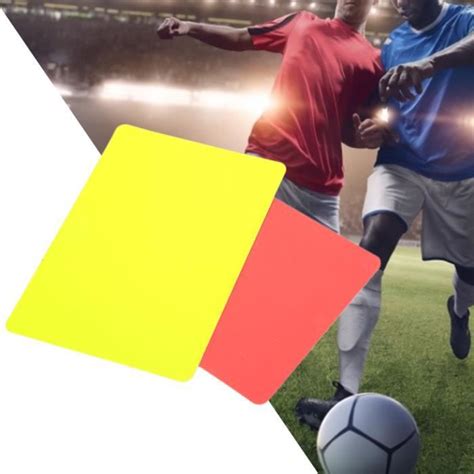 ABI Cartons Arbitre Football Carton Rouge Et Jaune Foot En Stock