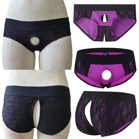 Men Women Open Front Back Hole Briefs Panties Sissy Bikini Underwear Underpant Ebay