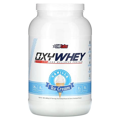 Ehplabs Oxywhey Lean Wellness Protein Vanilla Ice Cream Lb G