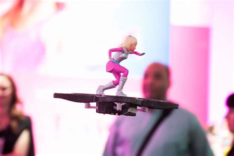 Move Over Pink Convertible Barbie Has A Hoverboard Now