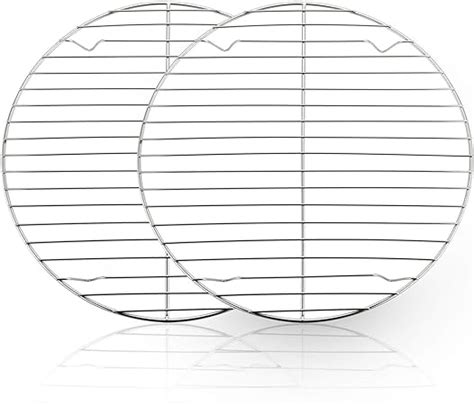 Amazon TeamFar Round Cooling Rack Set of 2 10½ Inch Round Wire