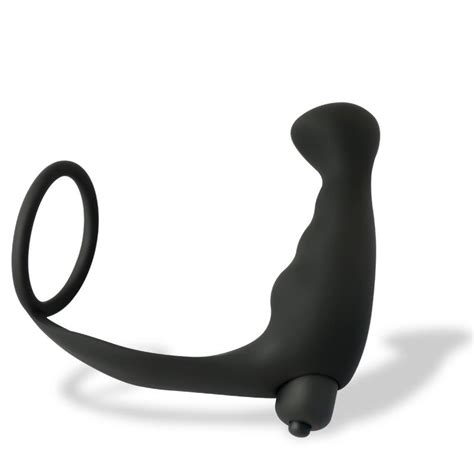 Iuterp Plug Anal con Vibración y Anillo para el Pene Sexcalofrios