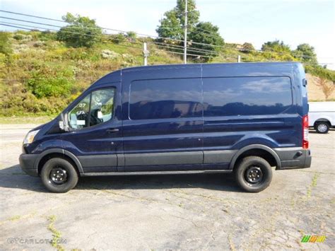 2015 Blue Jeans Metallic Ford Transit Van 250 Mr Long 97475434 Photo