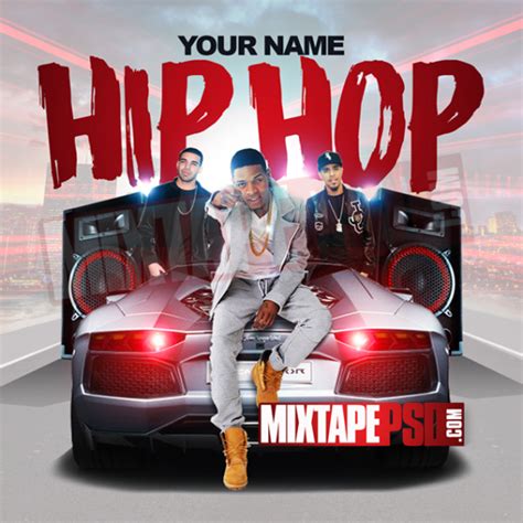 Mixtape Template Hip Hop Radio 12 Graphic Design Mixtapepsds Com