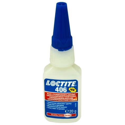 Моментальный клей для пластика и эластомеров Loctite 406 - купить по ...