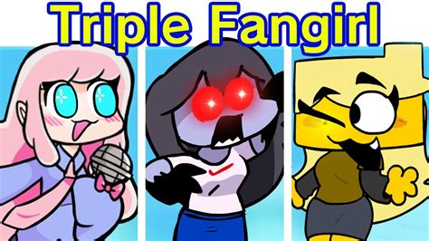 Friday Night Funkin Vs Triple Fangirl Sky Cloud Meri Beepie Sing Triple Trouble Fnf Mod