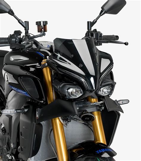Alerones Frontales Naked J Para Yamaha Mt Sp Color Negro Mate De Puig