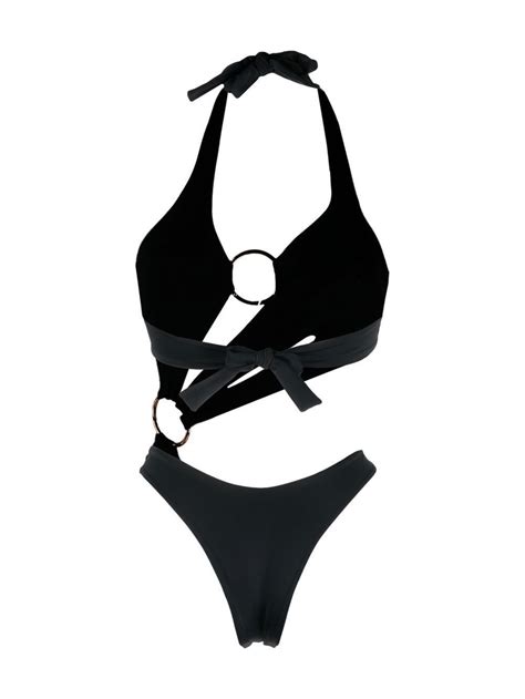 Sex Wax Halterneck Cutout Swimsuit Louisa Ballou Eraldo US