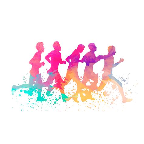 Hyderabad Marathon Running Sport Silhouette Run Silho