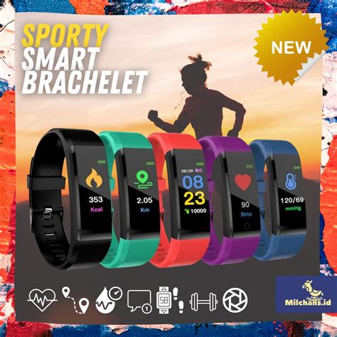 Jual Smartband Smartwatch Fitness Tracker Gelang Pintar Untuk