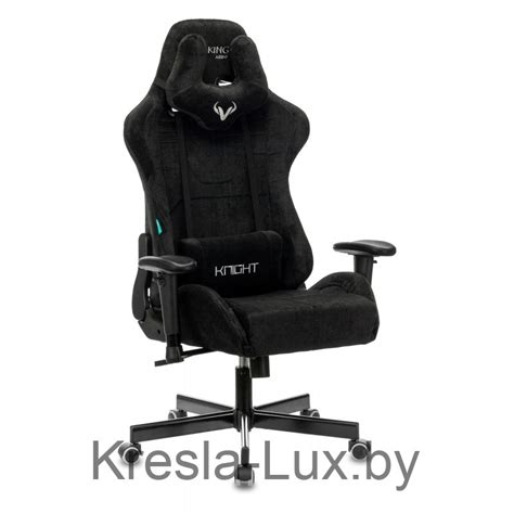 Кресло игровое Zombie VIKING KNIGHT Fabric черный Light-20 металл цена ...