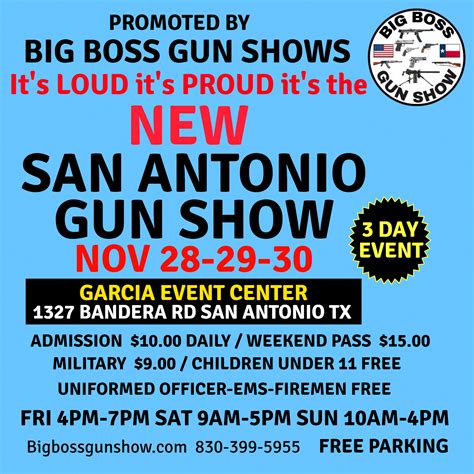 San Antonio Gun Show: 3-Day Event 2025 • San Antonio, TX