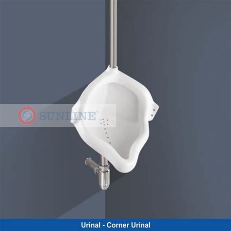 white wall mounted urinals ceramic corner gents urinal  bathroom
