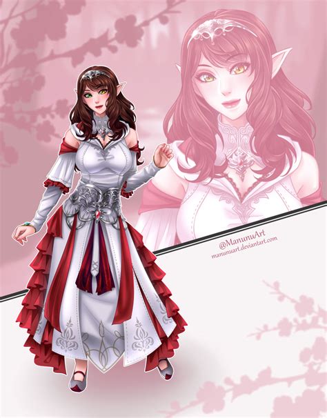 Commission White Mage Portrait By Manunuart On Deviantart