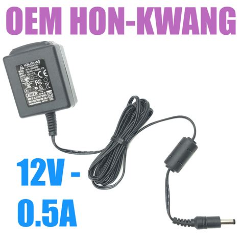 Genuine HON KWANG AC Adapter HK U 120A050 CP 12V 0 5A 500mA Power