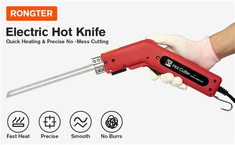 Amazon RONGTER Air Cooled Electric Hot Knife Foam Cutting Tool With Blades Accessories