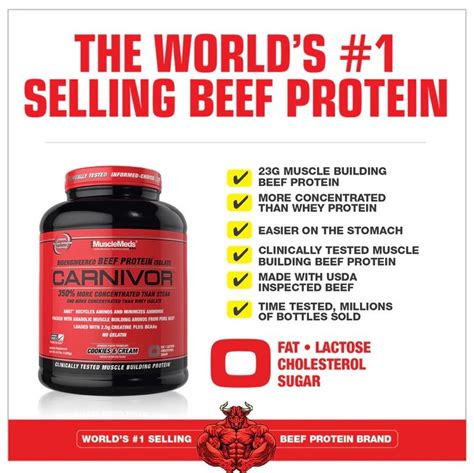 Buy Musclemeds Carnivor Cookies And Cream 44lbs From Aed187 With