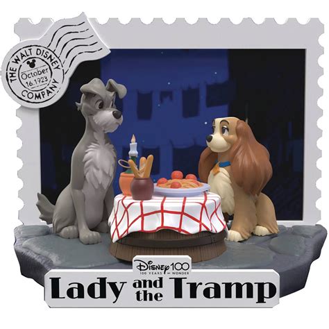 Disney Years Of Wonder Lady And The Tramp Ds D Stage Inch Statue