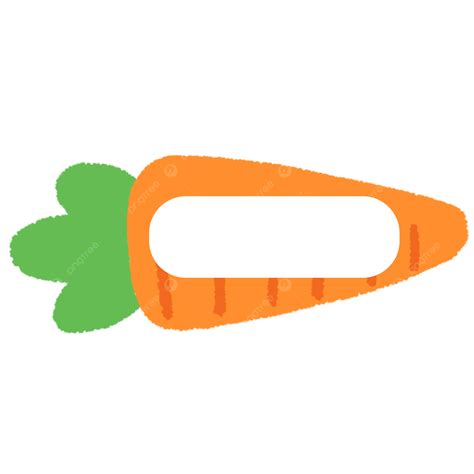 Cute Carrot Vegetable School Name Tag Label Vector, Carrot, Vegetables