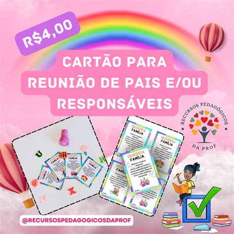 Cart O Para Reuni O De Pais E Ou Respons Veis Prof Fran Souza Hotmart