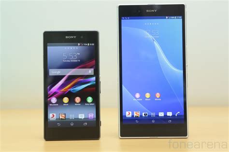 Sony Xperia Z1 Vs Sony Xperia Z Ultra