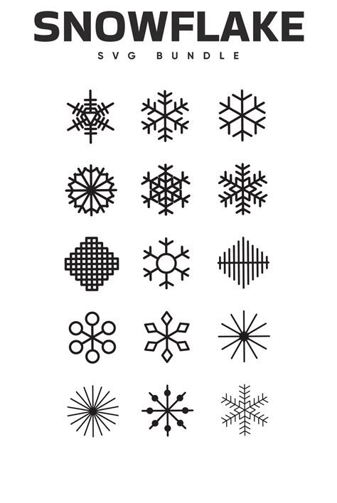 Snowflake SVG Free – MasterBundles