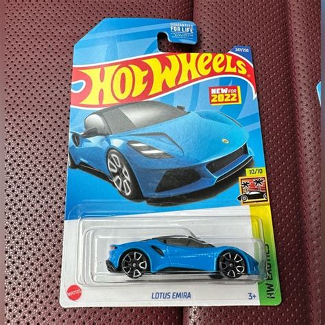 Mattel Toys Hot Wheels Exotics Lotus Emira Blue Poshmark