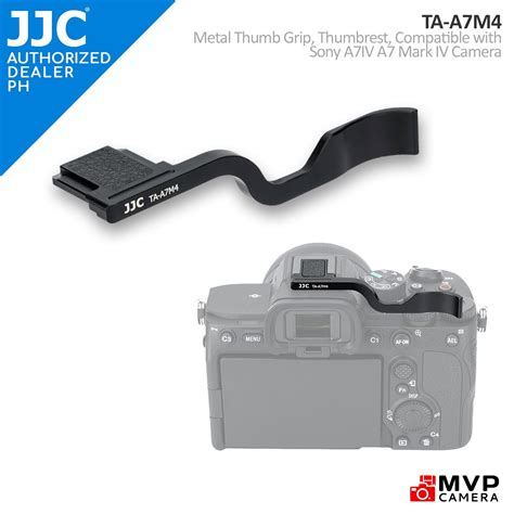 JJC TA A7M4 BLACK Thumb Up Grip For Sony A7 IV Mark 4 Camera Hot Shoe Cover A7IV MVP CAMERA