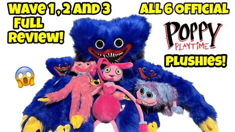 Poppy Playtime Official Plushies Wave And Full Review YouTube 44469 ...