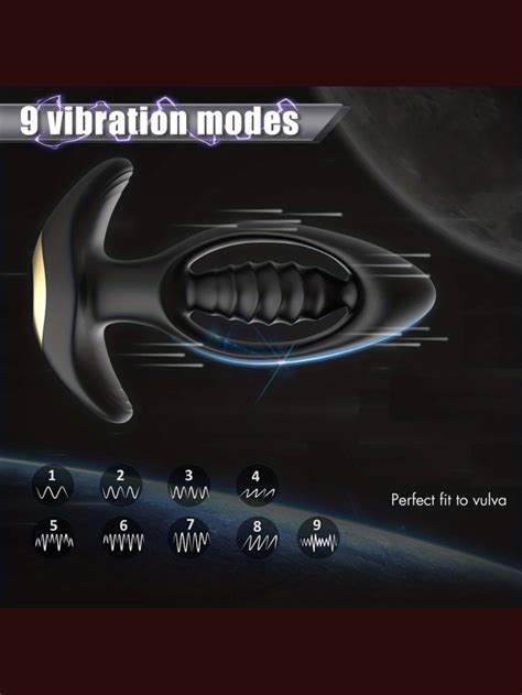 Tapón anal vibrador para hombres y mujeres parejas patio trasero con estimulación de próstata