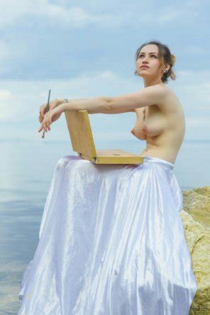 White Dress Shoulder Gown Porn Pic