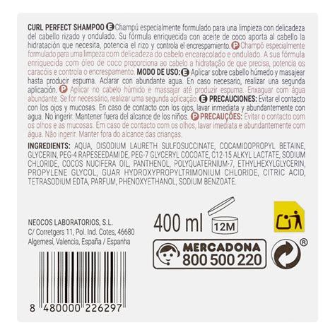 Шампунь CURL PERFECT для ухода за вьющимися волосами, 400 ml, Deliplus