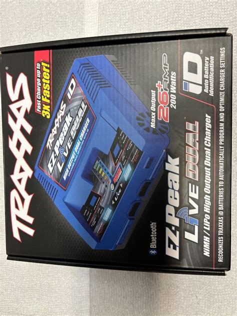 Traxxas 2973 EZ Peak Live Dual 200W Ni Mh LiPo Charger With 3 Lipo