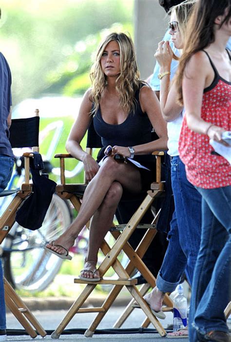 Jennifer Aniston Almost Upskirt And Exposing Her Great Tits And Nice Legs Porn Pictures XXX