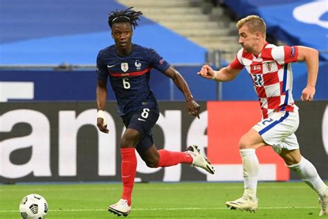 Foot La première d Eduardo Camavinga chez les Bleus en stats