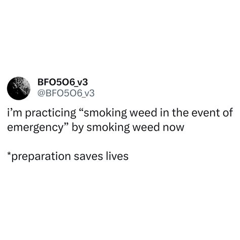 *preparation saves lives : r/DrugPeopleTwitter