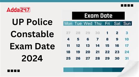 UP Police Constable Exam Date 2024 Out Check Exam Schedule Job Carnival