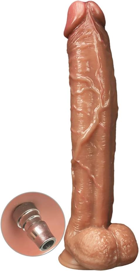 Amazon Realistic Silicone Dildos With Vac U Lock Adapter For Sex Machine Lifelike