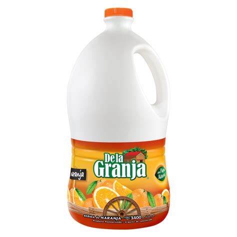 De La Granja Jugo De Naranja Gal N Agua Pura Salvavidas