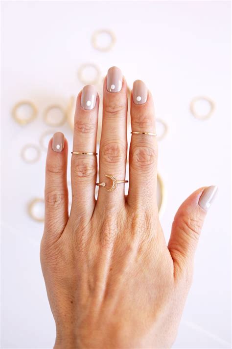 Modern Nude Mani 3 Ways A Beautiful Mess