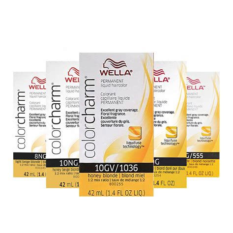 Wella Color Charm Permanent Blonde Beige Brown Hair Colour