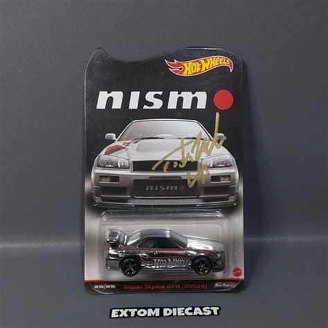 Jual Hot Wheels Rlc Nissan Skyline R Nismo Holo D With Sign Toshi Lbwk Shopee Indonesia