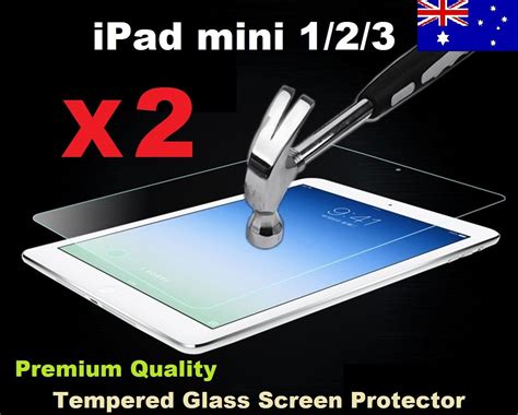 1 5 Pack Scratch Resist Tempered Glass Screen Protector Apple Ipad Mini 1 2 3 Ebay