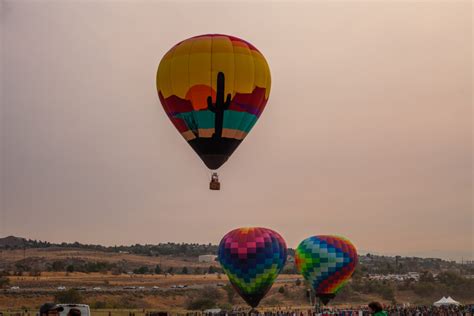 PHOTOS Hot Air Balloons Grace The Reno Skies In Yearly Tradition The Nevada Independent